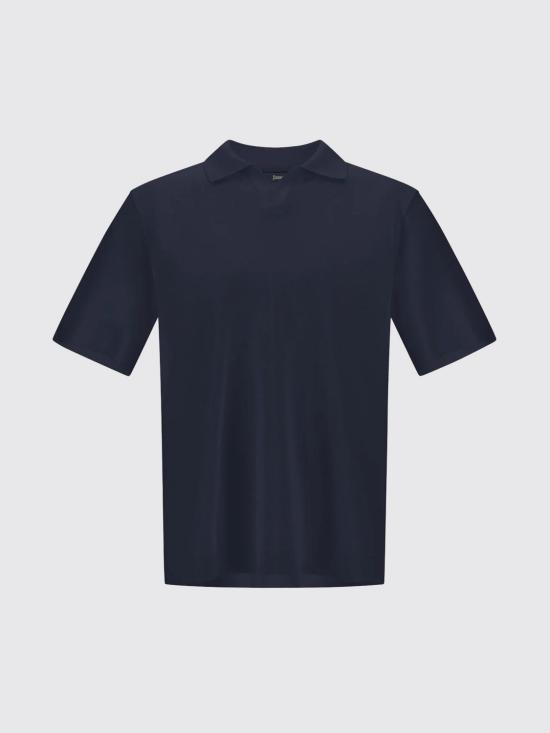 26SS 에르노 폴로 티셔츠 JV000004U52059 9201 Blue - HERNO