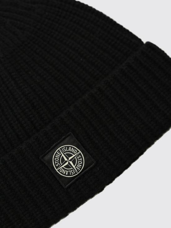 26FW 스톤 아일랜드 비니 N100012S00B4 V0029 Black - STONE ISLAND