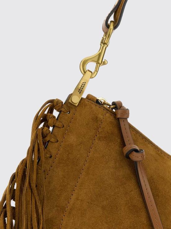26FW 이자벨마랑 오스칸 호보 프린지 디테일 핸드백 BF0066FCC3C14M 50CO Brown - ISABEL MARANT