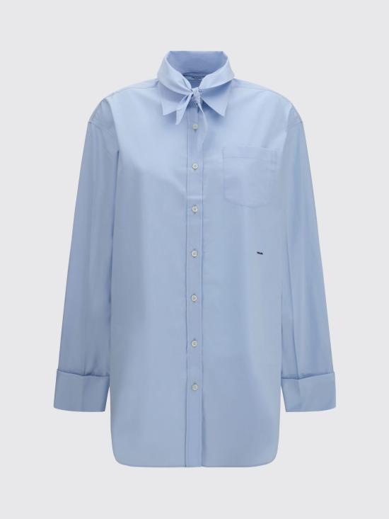 26FW 프라다 셔츠 P470JRSOOO1XV2 F0M10 Gnawed Blue