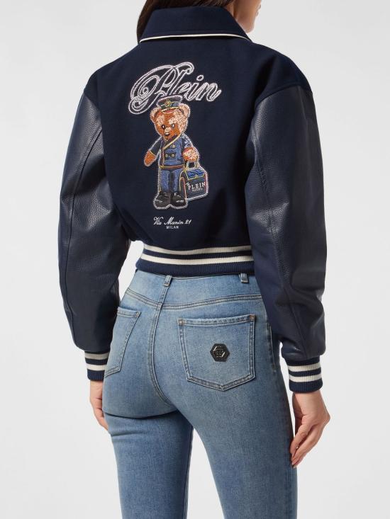 26SS 필립 플레인 봄버 자켓 FAECWLB1170PLE131N 24 Navy - PHILIPP PLEIN