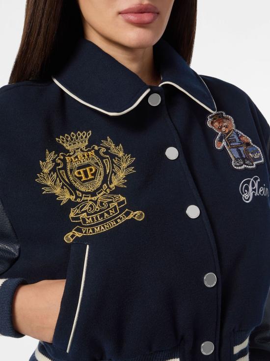 26SS 필립 플레인 봄버 자켓 FAECWLB1170PLE131N 24 Navy - PHILIPP PLEIN