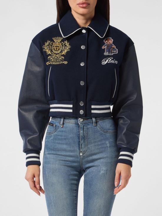26SS 필립 플레인 봄버 자켓 FAECWLB1170PLE131N 24 Navy
