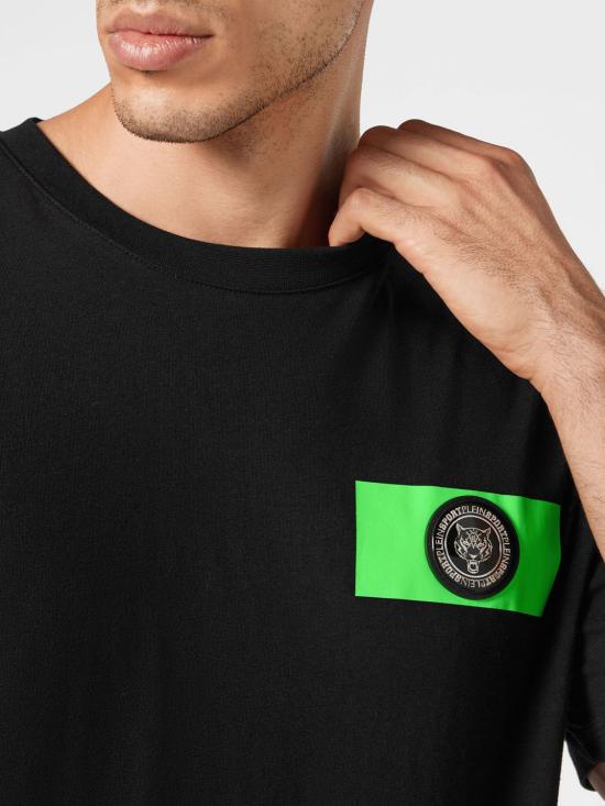 26SS 플레인스포츠 반팔 티셔츠 SADCMTK6907SJY001N 02 Black - PLEIN SPORT