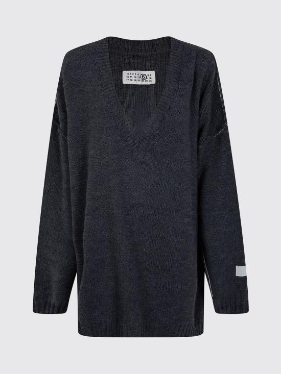 26FW MM6 메종마르지엘라 스웨터 S52HN0016M13289 859M Grey - MM6 MAISON MARGIELA