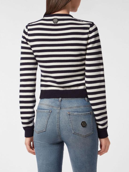 26SS 필립 플레인 스웨터 FAECWKO0642PTE003N 24 Navy - PHILIPP PLEIN