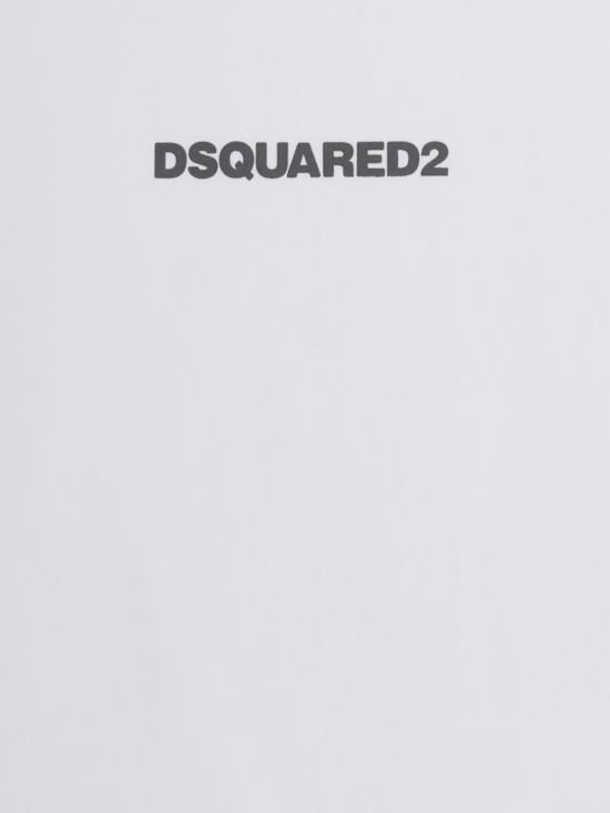 26FW [키즈] 디스퀘어드2 티셔츠 DQ2823D0AIT DQ100 White - DSQUARED2