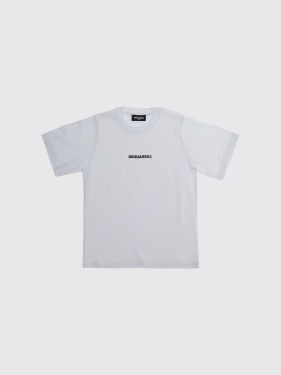 26FW [키즈] 디스퀘어드2 티셔츠 DQ2823D0AIT DQ100 White