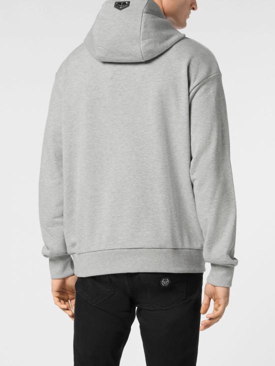 26SS 필립 플레인 후드 티셔츠 UADCMJB3564PJY002N 10 Grey - PHILIPP PLEIN