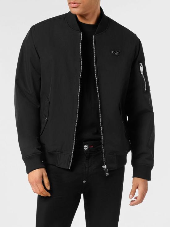 26SS 필립 플레인 봄버 자켓 UAECMRB2967PNY002N 02 Black