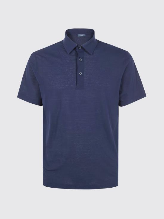 26SS 에르노 폴로 티셔츠 JPL00115U52005 9200 Blue 1 - HERNO