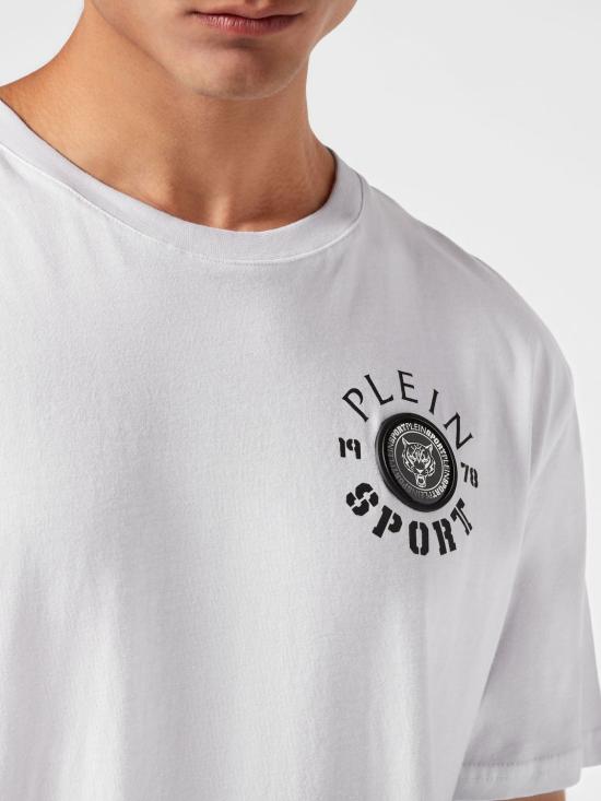 26SS 플레인스포츠 반팔 티셔츠 PADCMTK7200SJY001N 0102 White - PLEIN SPORT