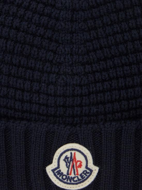 26FW [키즈] 몽클레어 모자 3B00005M1131 742 Blue - MONCLER