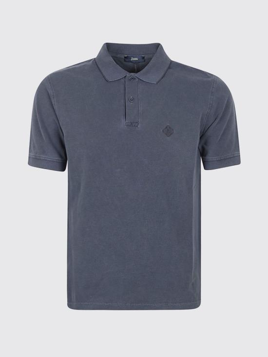 26SS 에르노 로고 폴로 티셔츠 JPL00134U54006 9200 Blue - HERNO