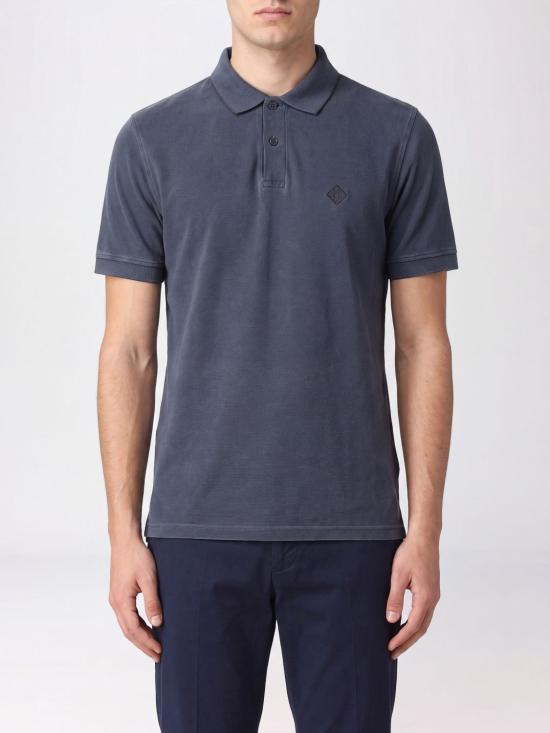26SS 에르노 로고 폴로 티셔츠 JPL00134U54006 9200 Blue