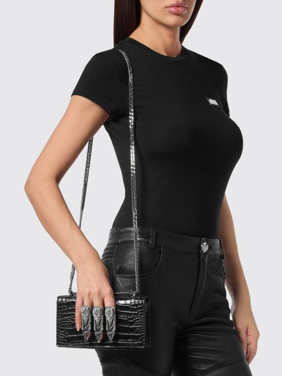 26FW 필립 플레인 클러치/파우치 FAEAWBB0657PLE010N 02 Black - PHILIPP PLEIN