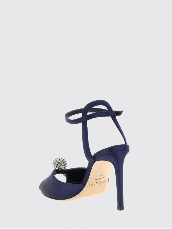 26FW 지미추 힐/펌프스 SACORA85WCZ MARINECRYSTAL Navy - JIMMY CHOO