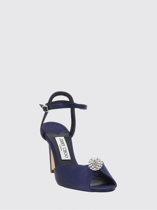 26FW 지미추 힐/펌프스 SACORA85WCZ MARINECRYSTAL Navy - JIMMY CHOO