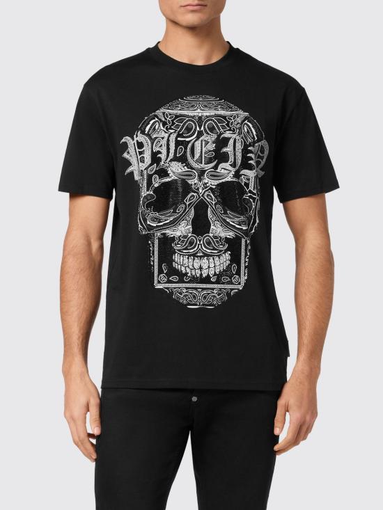 26SS 필립 플레인 반팔 티셔츠 LADCMTK8558PJY002N 02 Black