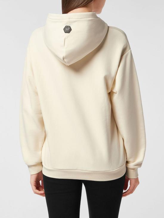 26SS 필립 플레인 후드 티셔츠 FAECWJB1897PTE004N 06 Beige - PHILIPP PLEIN