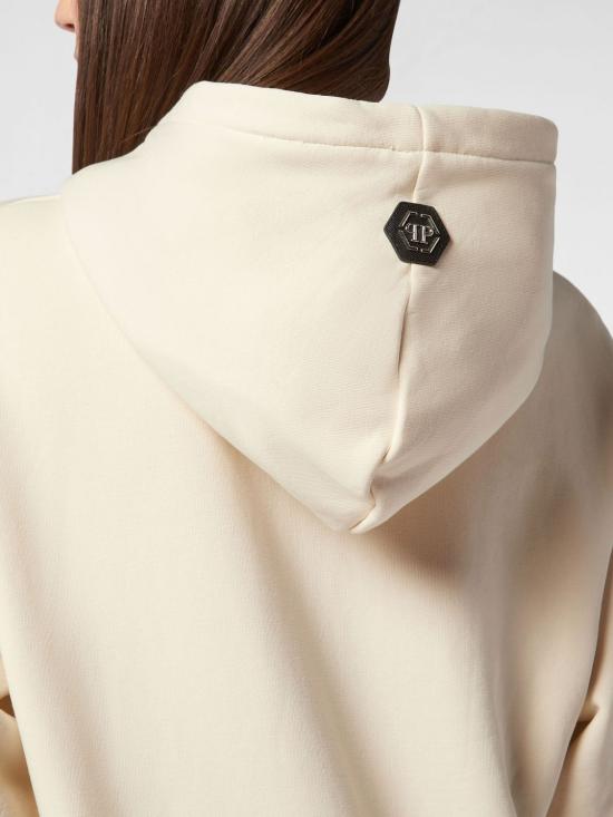 26SS 필립 플레인 후드 티셔츠 FAECWJB1897PTE004N 06 Beige - PHILIPP PLEIN