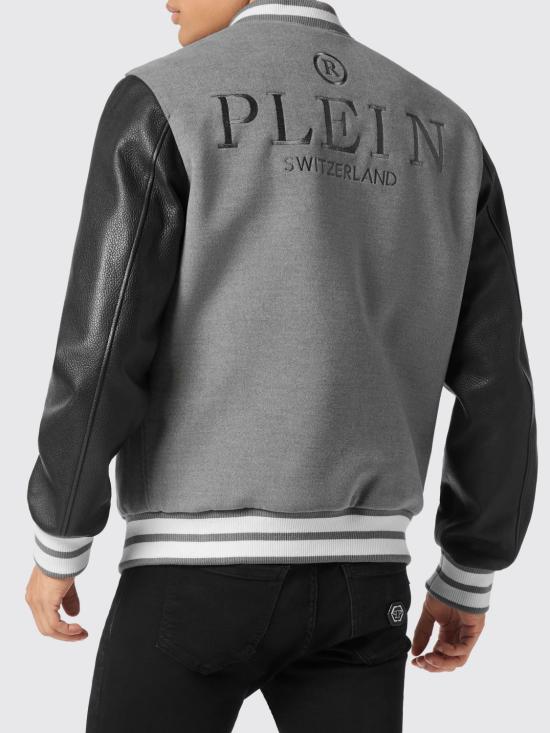 26SS 필립 플레인 봄버 자켓 UAECMRB2969PTE120N 10 Grey - PHILIPP PLEIN
