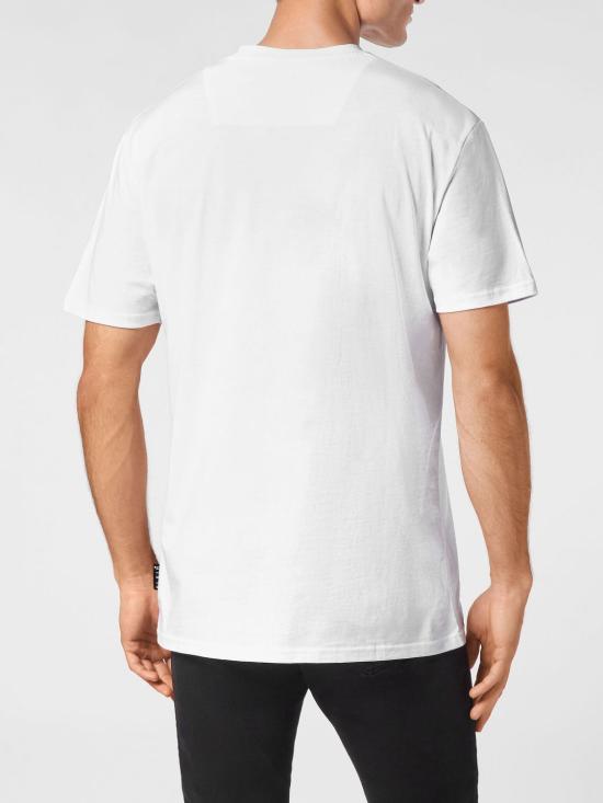 26SS 필립 플레인 반팔 티셔츠 UADCMTK7969PJY002N 01 White - PHILIPP PLEIN