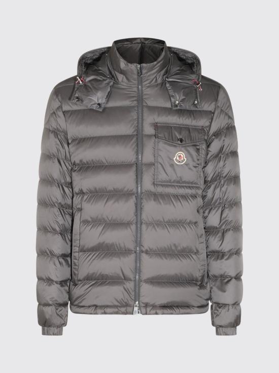 26FW 몽클레어 베리스 후드 쇼트 다운 자켓 베리스 후드 쇼트 다운 자켓 L20911A00004599Q0 93B Grey