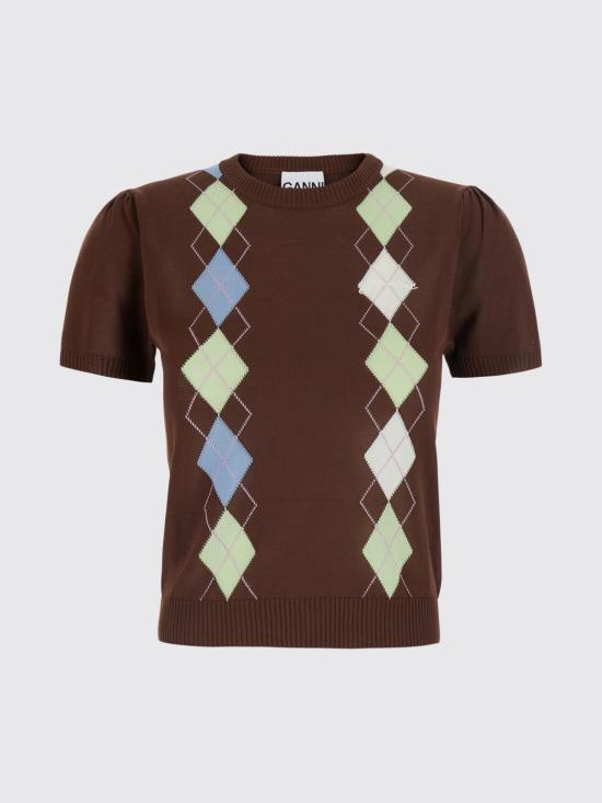 26FW 가니 스웨터 A1040295 05H Brown - GANNI