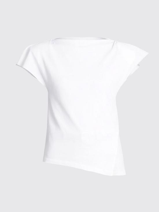 26SS 이자벨마랑 세바니 코튼 티셔츠 세바니 코튼 티셔츠 TS0097FAA1N41I 20WH White - ISABEL MARANT