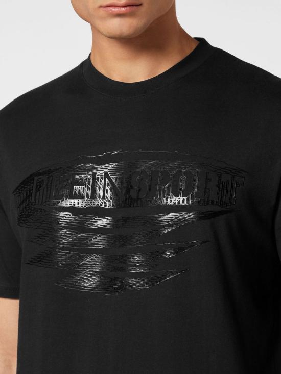 26SS 플레인스포츠 반팔 티셔츠 PADCMTK7214SJY001N 0202 Black - PLEIN SPORT