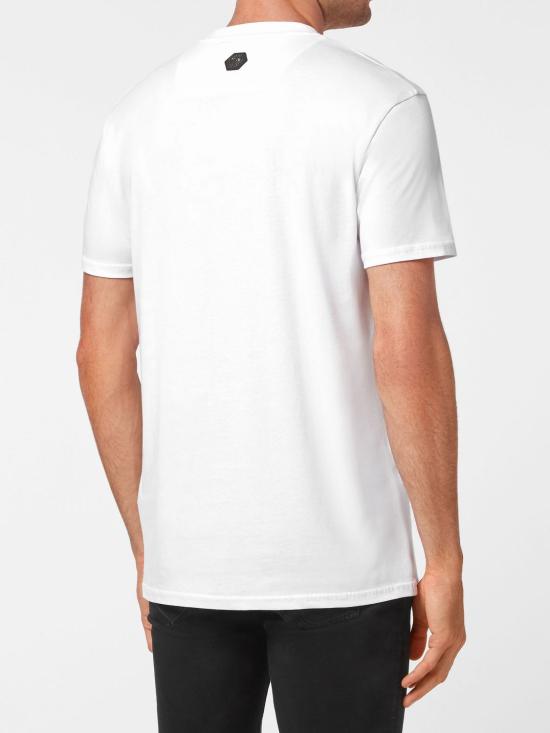 26SS 필립 플레인 반팔 티셔츠 UABCMTK5200PJY002N 01 White - PHILIPP PLEIN