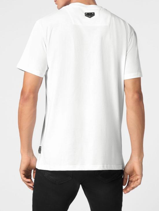 26SS 필립 플레인 반팔 티셔츠 UADCMTK7971PJY002N 01 White - PHILIPP PLEIN