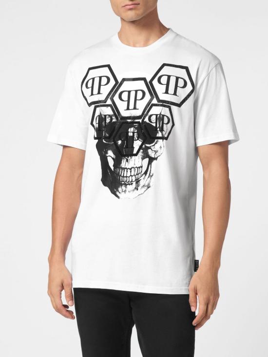 26SS 필립 플레인 반팔 티셔츠 UADCMTK7976PJY002N 01 White