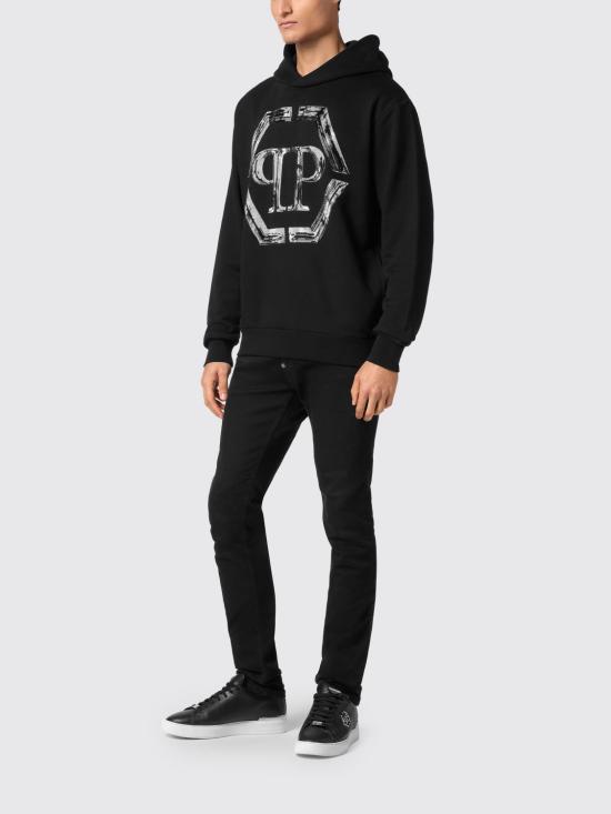 26SS 필립 플레인 후드 티셔츠 UADCMJB3564PJY002N 02 Black - PHILIPP PLEIN