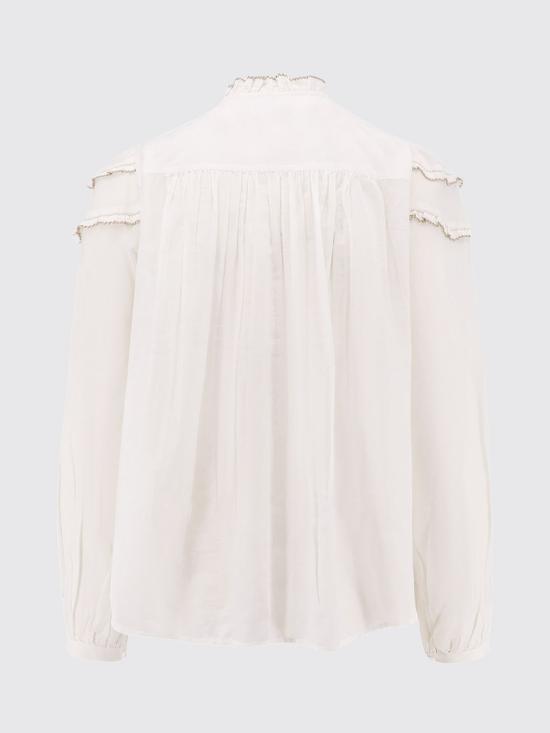 26FW 이자벨마랑에뚜왈 크리스타 블라우스 크리스타 블라우스 HT0681FBB3J04E 20WH White - ISABEL MARANT ETOILE