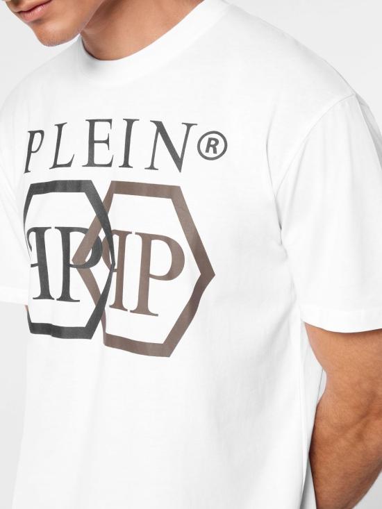 26SS 필립 플레인 반팔 티셔츠 UADCMTK7975PJY002N 01 White - PHILIPP PLEIN