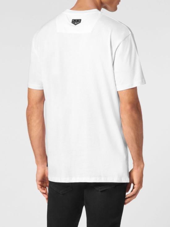 26SS 필립 플레인 반팔 티셔츠 UADCMTK7975PJY002N 01 White - PHILIPP PLEIN