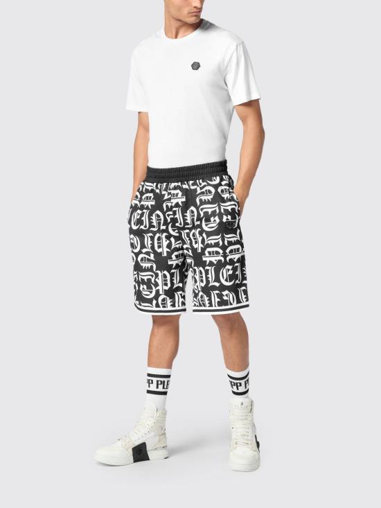 26SS 필립 플레인 숏팬츠 UADCMJT2465PTE003N 02 Black - PHILIPP PLEIN