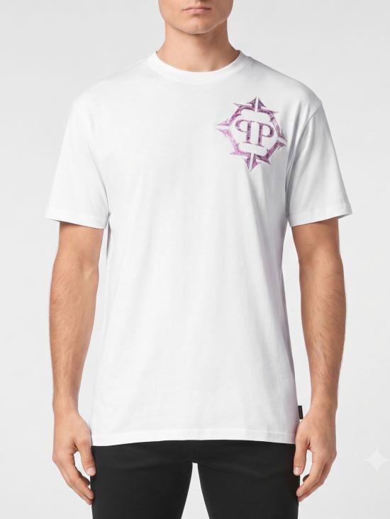 26SS 필립 플레인 반팔 티셔츠 UADCMTK7974PJY002N 01 White