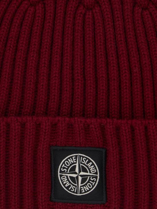 26FW [키즈] 스톤 아일랜드 모자 N100007S0C03 V0014 Red - STONE ISLAND