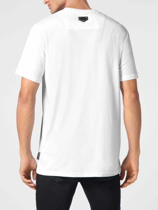 26SS 필립 플레인 반팔 티셔츠 UADCMTK7979PJY002N 01 White - PHILIPP PLEIN