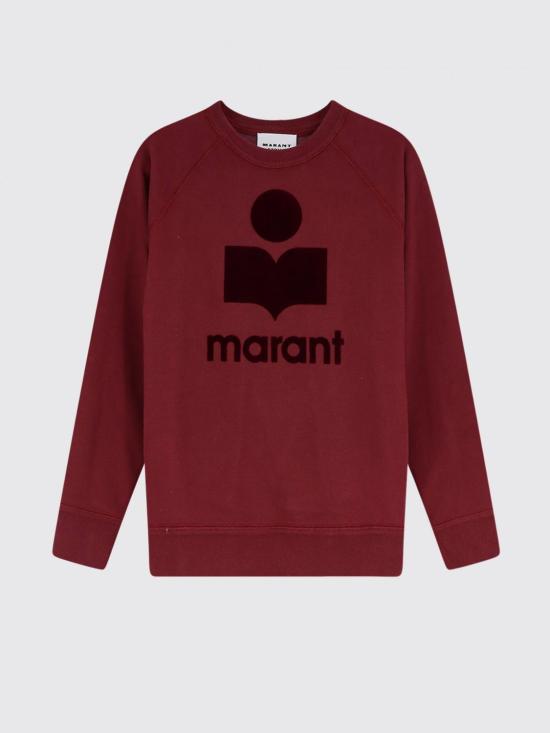 26FW 이자벨마랑에뚜왈 밀리니 코튼 스웨트셔츠 SW0160FAA1M07E BYBY Burgundy - ISABEL MARANT ETOILE