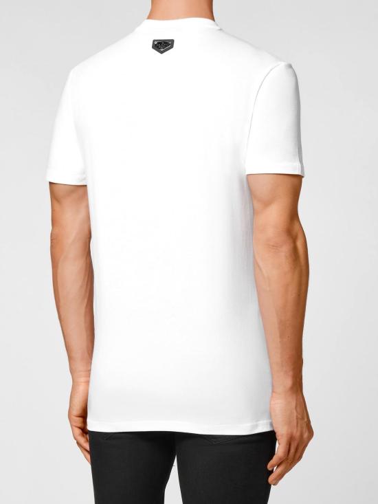 26SS 필립 플레인 반팔 티셔츠 UACCMTK5397PJY002N 01 White - PHILIPP PLEIN