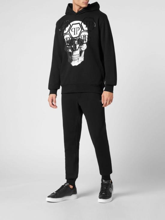 26SS 필립 플레인 후드 티셔츠 UADCMJB3563PJY002N 02 Black - PHILIPP PLEIN