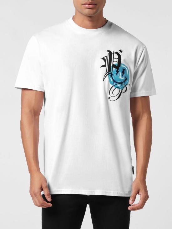 26SS 필립 플레인 반팔 티셔츠 UAECMTK8785PJY002N 01 White
