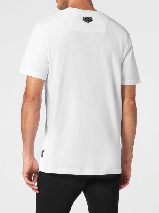 26SS 필립 플레인 반팔 티셔츠 UADCMTK7978PJY002N 01 White - PHILIPP PLEIN