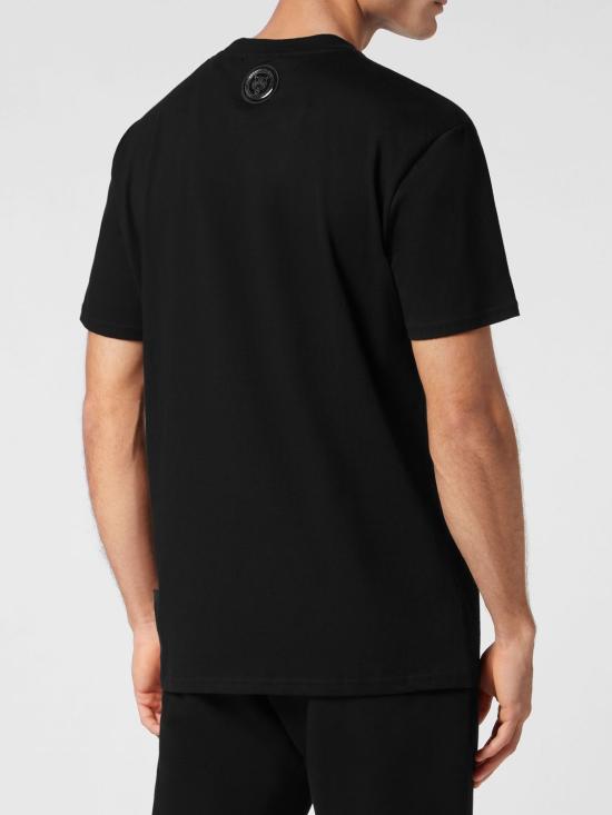 26SS 플레인스포츠 반팔 티셔츠 PADCMTK7214SJY001N 0270 Black 1 - PLEIN SPORT