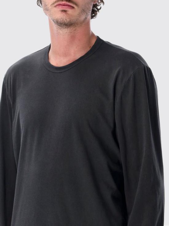 26FW 제임스펄스 크루넥 롱 슬리브 티셔츠 MLJ3351 CRP Charcoal - JAMES PERSE
