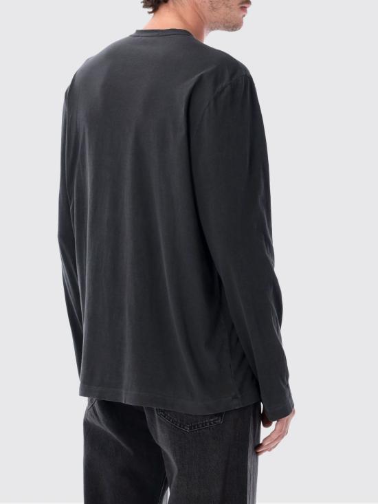 26FW 제임스펄스 크루넥 롱 슬리브 티셔츠 MLJ3351 CRP Charcoal - JAMES PERSE